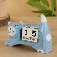 Календарь настольный &laquo;Кошка&raquo;, 13&times;4&times;10 см, дерево
