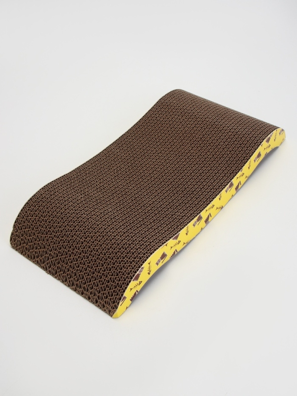 Когтеточка-лежанка Когтеточка-лежанка "Пижон" из гофрокартона с кошачьей мятой "ГТО", 44,5 х 21,5 х 5,5 см