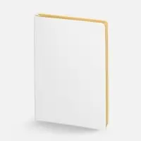 Ежедневник Nebraska Flex, недатированный, белый с золотистым