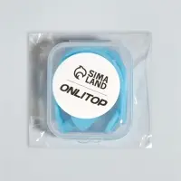 Беруши, 10&times;1.3 см, в футляре, пара, силиконовые, голубой