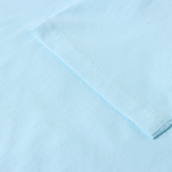 Футболка женская V-образный вырез, цвет голубой, размер 44 Футболка женская V-образный вырез, цвет голубой, размер 44