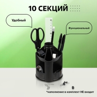 Настольная подставка Mini Desk, пластиковая, вращающаяся, черная Настольная подставка Mini Desk, пластиковая, вращающаяся, черная