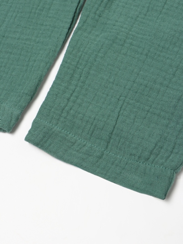 Брюки Крошка Я "Муслин", рост 80, зеленый