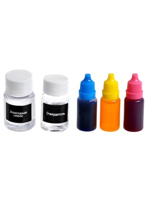 ЭВРИКИ Набор для опытов "Эпоксидная смола", сережки-мишки