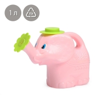 Лейка детская, 1 л, с рассеивателем, «Слонёнок Мона» Лейка детская, 1 л, с рассеивателем, «Слонёнок Мона»