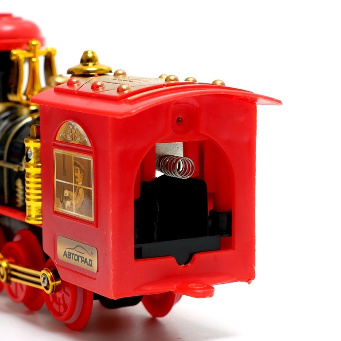 Железная дорога &laquo;Новый год&raquo;, световые и звуковые эффекты, длина пути 270 см, работает от батареек