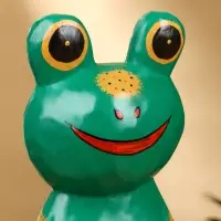 Календарь настольный &laquo;Лягушка&raquo;, 10&times;6.5&times;21 см, дерево, зелёный