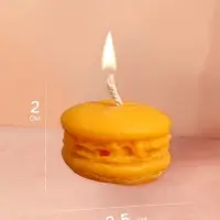 Свеча "Макарун" 3,5х3,5х2 см, соевый воск МИКС
