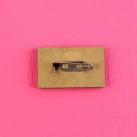 Значок деревянный Anime is my life, аниме, 3.3&times;2 см