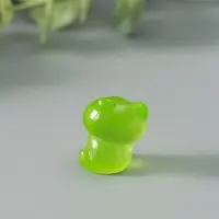 Сувенир эпоксидная смола флюоресцентный "Лягушата" набор 6 шт 3,2х2,5х2 см