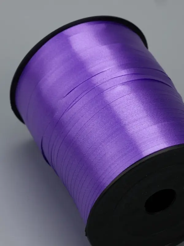 Лента для декора и подарков, фиолетовый, 0,5 см х 500 м