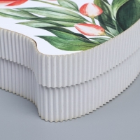 Коробка подарочная, кондитерская упаковка &laquo;Тюльпаны&raquo;, 20 х 15 х 5 см