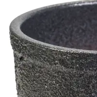 Горшок цветочный с поддоном 2,4 л, керамика "Шагрень" (М)