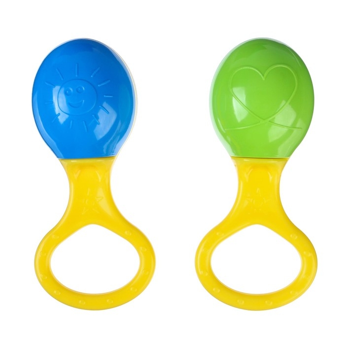 Погремушка &laquo;Маракас с кольцом&raquo;, цвет МИКС