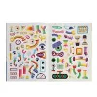 Книжка с наклейками "Роботы"