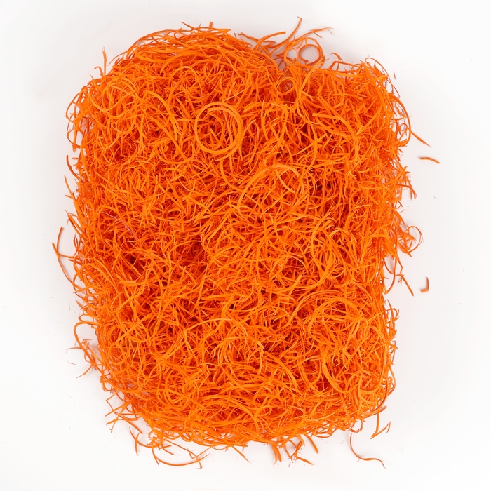 Наполнитель для декора &laquo;Сено&raquo;, 100 гр, цвет оранжевый