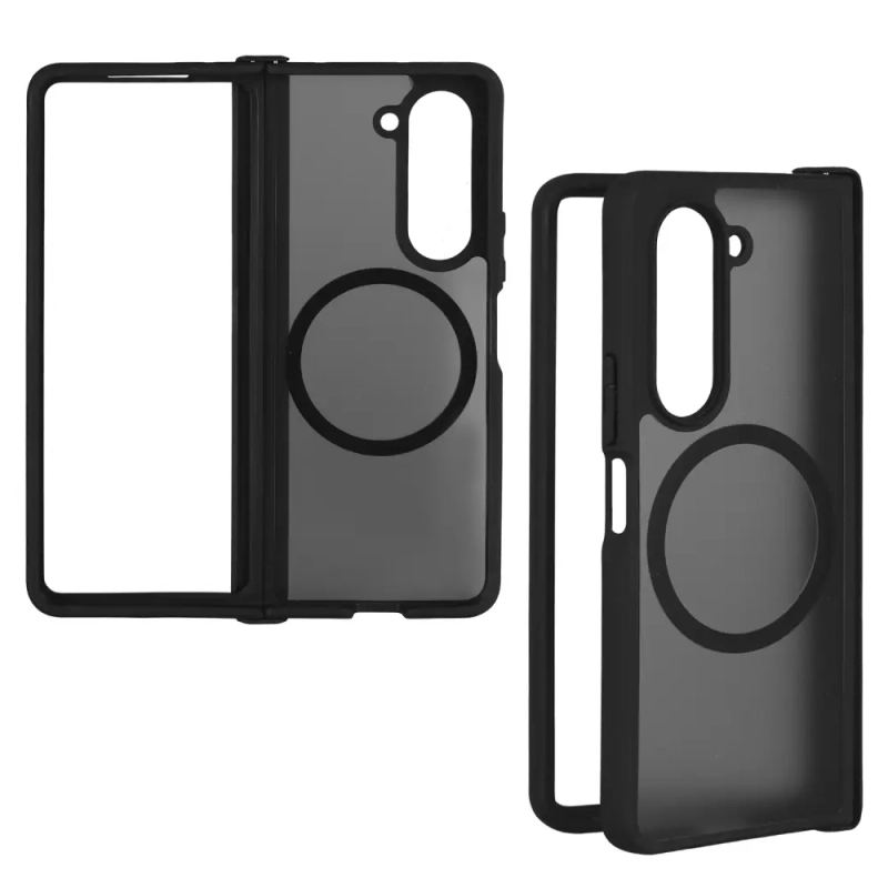 Чехол Samsung Z Fold5 черный с MagSafe