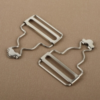 Застёжки для комбинезона, с кнопками, 38 мм, 10 шт, цвет серебряный Застёжки для комбинезона, с кнопками, 38 мм, 10 шт, цвет серебряный