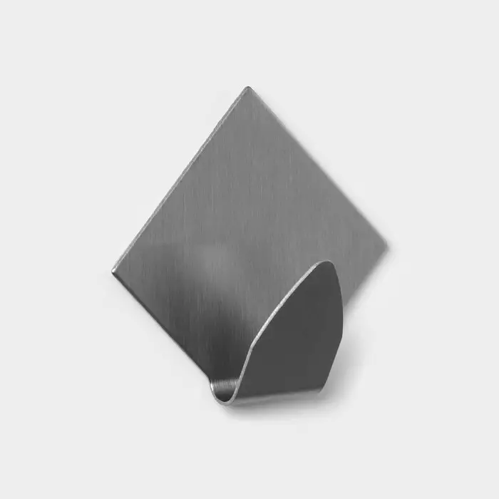 Крючки самоклеящиеся SAVANNA &laquo;Ромб&raquo;, 2 шт., металл, 4.5&times;4.8&times;2 см, хромированные