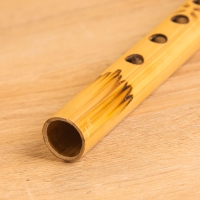 Сувенирный музыкальный инструмент "Флейта" бамбук, цв. бежевый, 30х2х2 см
