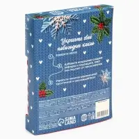 Подарочный набор новогодний &laquo;Для тёплых каникул&raquo;: маршмеллоу, вкус: пломбир 50 г., леденец, вкус: клубника, 15 г.