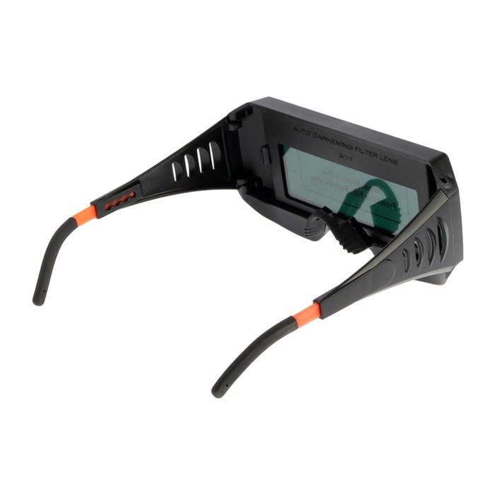 Очки сварщика ТУНДРА, со светофильтром, хамелеон, 89&times;33 мм, DIN 5