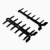 Подставка под очки 6 мест, 16&times;14,5&times;35,5, оргстекло, цвет чёрный