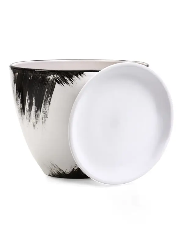 Горшок цветочный поддоном  8 л,  керамика, Штрих (М)