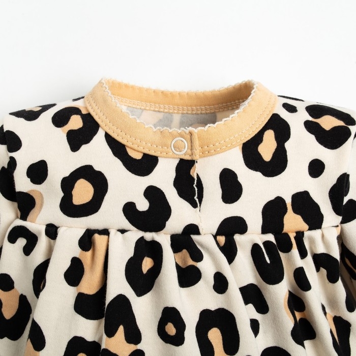 Боди-платье Крошка Я &laquo;Леопард&raquo;, рост 68-74 см