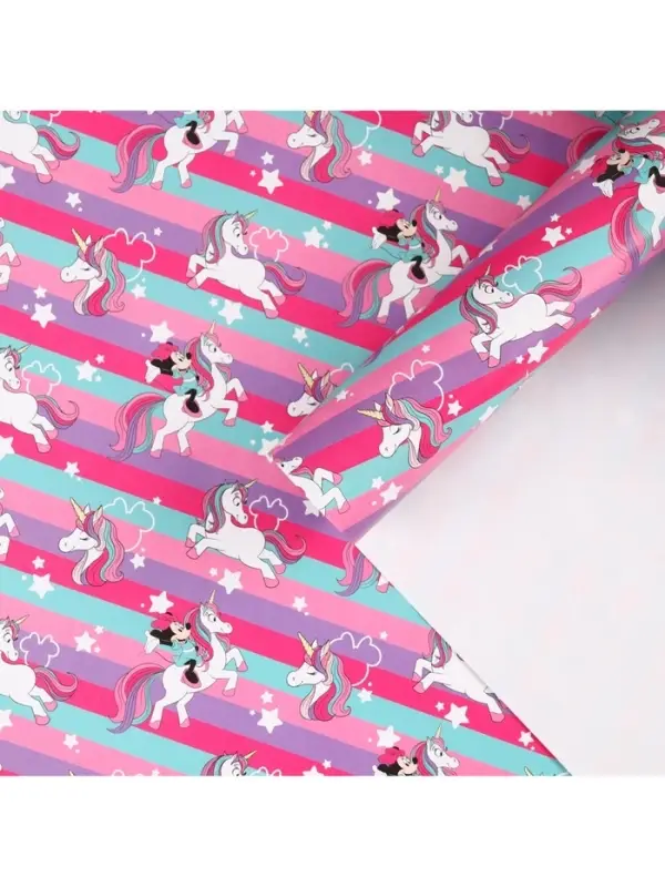 Упаковочная бумага &laquo;Мышка и Единорог&raquo;, 70 &times; 100 см,