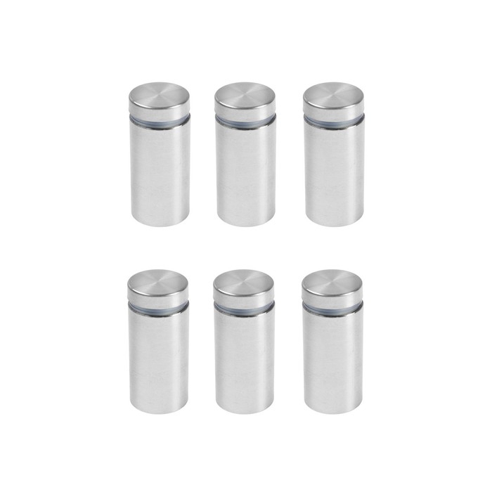 Дистанционный держатель для табличек, 19х40 мм, цвет матовый никель, набор 6 шт. Дистанционный держатель для табличек, 19х40 мм, цвет матовый никель, набор 6 шт.