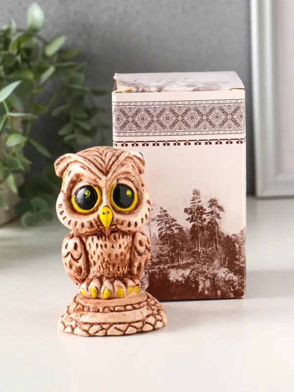 Фигура "Сова" 10х7х6,5 см
