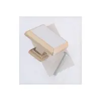 Ручка-кнопка CAPPIO, 35х35 мм, пластик, цвет золото