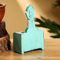 Календарь настольный &laquo;Маяк&raquo;, 7&times;4&times;11 см, дерево, бело-бирюзовый