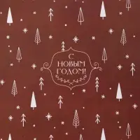 Бумага упаковочная новогодняя глянцевая двусторонняя &laquo;Изысканность&raquo;, 50&times;70 см