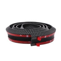 Спойлер для автомобиля, 4,5&times;150 см, универсальный, под карбон, черный