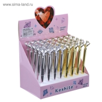 Ручка шариковая-прикол МИКС Кристал со стразами Ручка шариковая-прикол МИКС Кристал со стразами