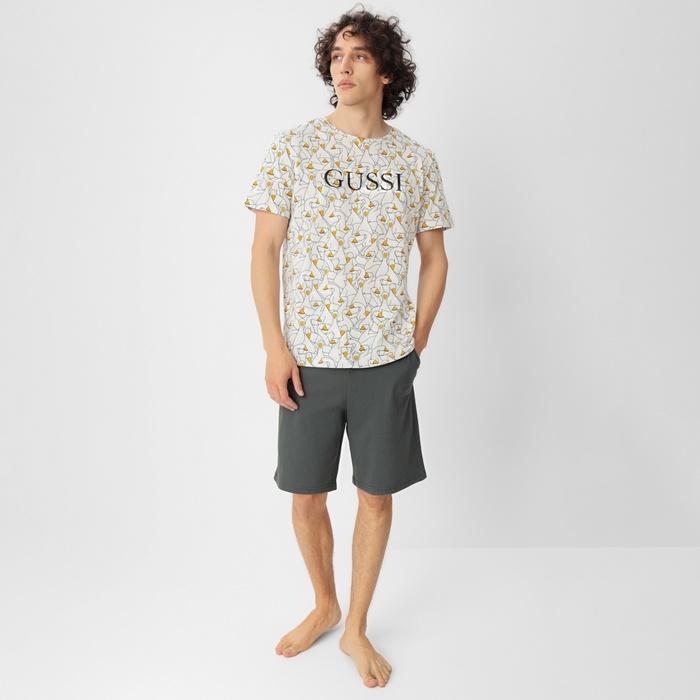 Пижама мужская (футболка и шорты) KAFTAN Gussi, р-р 52 Пижама мужская (футболка и шорты) KAFTAN Gussi, р-р 52