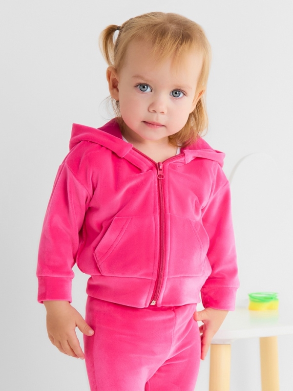 Толстовка Крошка Я Plushy, р. 74-80, фуксия Толстовка Крошка Я Plushy, р. 74-80, фуксия