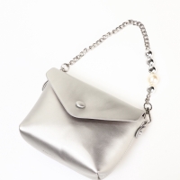 Сумка женская, 27*7*12, отд на молнии, длин ремень, серебро Сумка женская, 27*7*12, отд на молнии, длин ремень, серебро