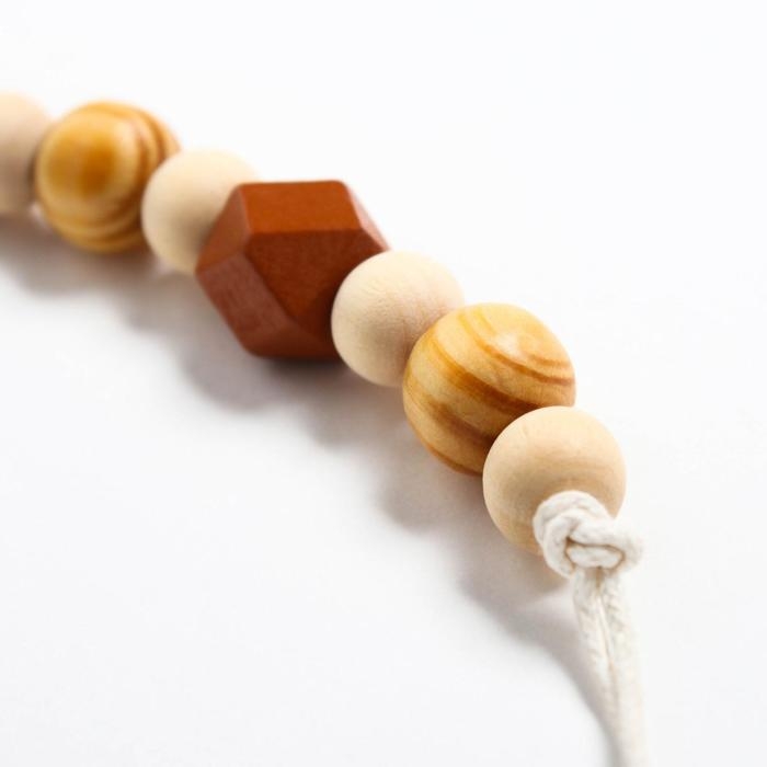 Держатель для соски - пустышки &laquo;Мишка&raquo;, деревянный