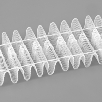Шторная лента 40мм&times;50&plusmn;1м классическая органза 2 шнура