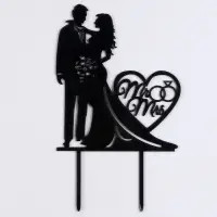 Топпер для торта &laquo;Влюблённая пара&raquo;