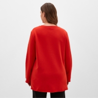 Свитшот женский MIST Cozy style, красный, размер 58 Свитшот женский MIST Cozy style, красный, размер 58