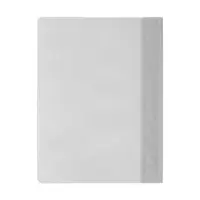 Папка-скоросшиватель Calligrata, А4, 180 мкм, серая, прозрачный верх