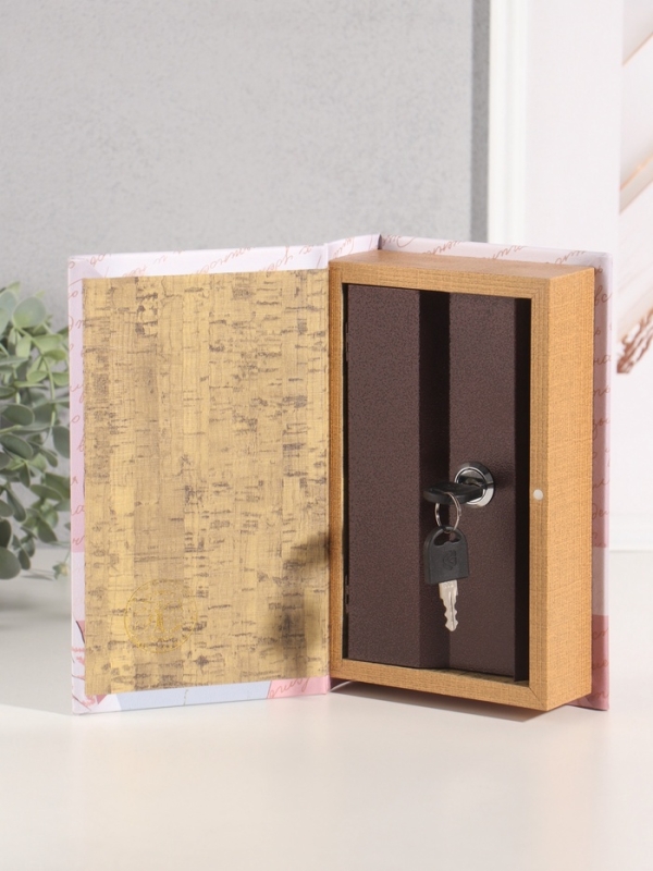 Сейф-книга дерево кожзам "Шарлотта Бронте. Джейн Эйр" тиснение 21х13х5 см