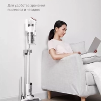 Пылесос вертикальный беспроводной VSS1800, 3 щетки, стойка