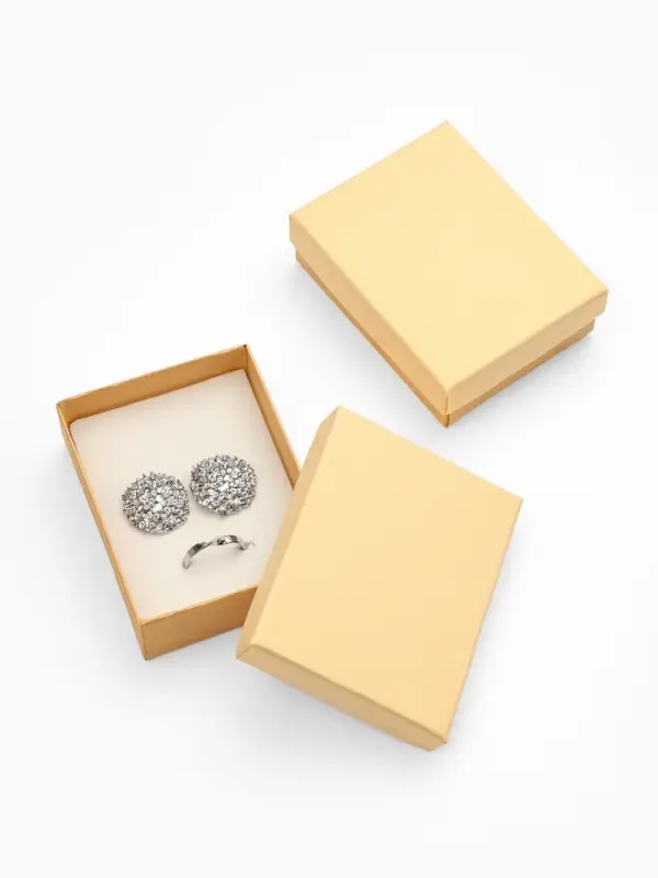 Коробочка подарочная под набор "Нежность", 7*9 см, цвет бежевый