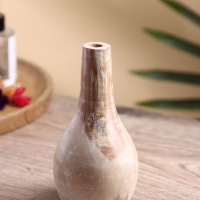 Ваза "Мистра" дерево Джати, 8х8х16 см, цв. бежевый Ваза "Мистра" дерево Джати, 8х8х16 см, цв. бежевый