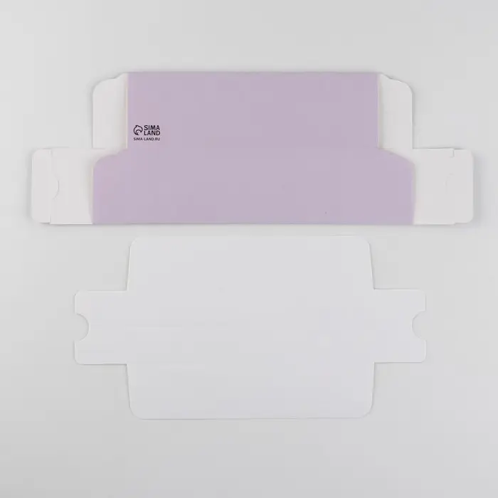 Коробка для макарун, кондитерская упаковка, &laquo;Лаванда&raquo;, 5.5 х 18 х 5.5 см